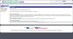 Desktop Screenshot of jsriddler.com